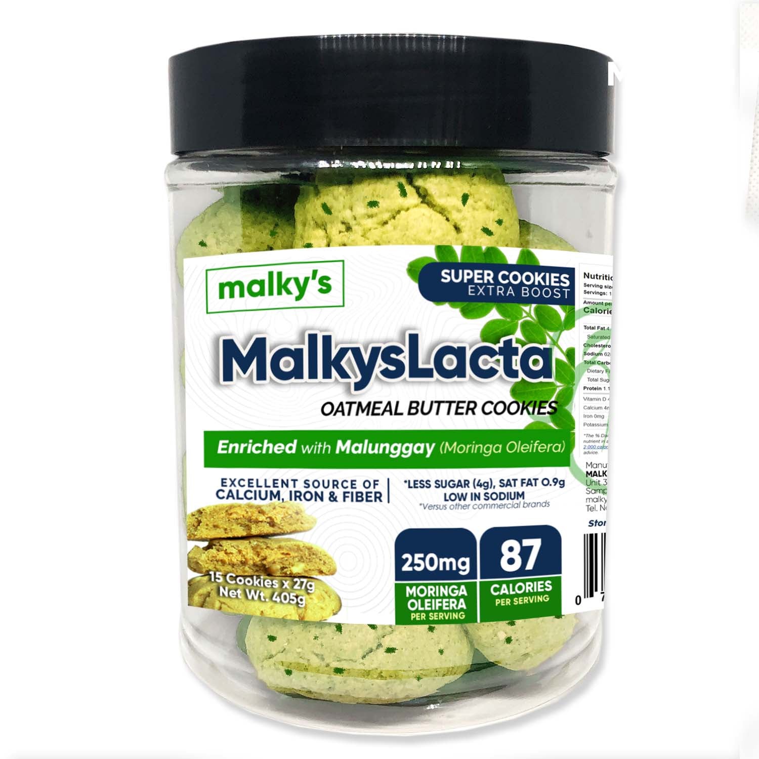 MalkysLacta Extra Boost Lactation Butter Cookies | 5× Moringa Milk Booster for Moms